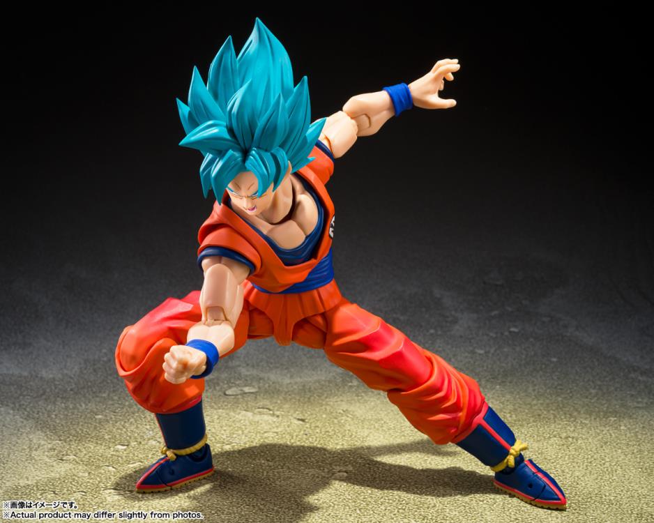 Dragon Ball Super S.H.Figuarts Super Saiyan God Super Saiyan Goku (Blue Power Transcending Limits) Action Figure