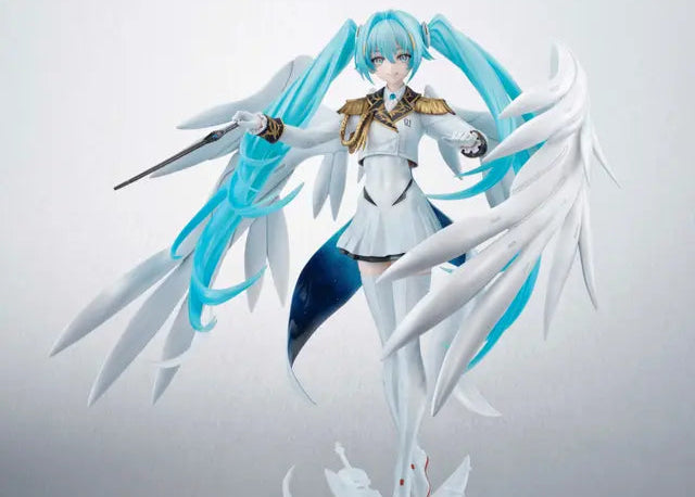 Mobile Suit Gundam 45th Anniversary x Hatsune Miku x Wing Gundam EW Lucrea Hatsune Miku 1/7 Scale Figure