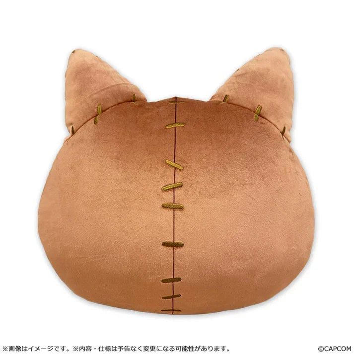 Monster Hunter Wilds Cat-Shaped Cushion