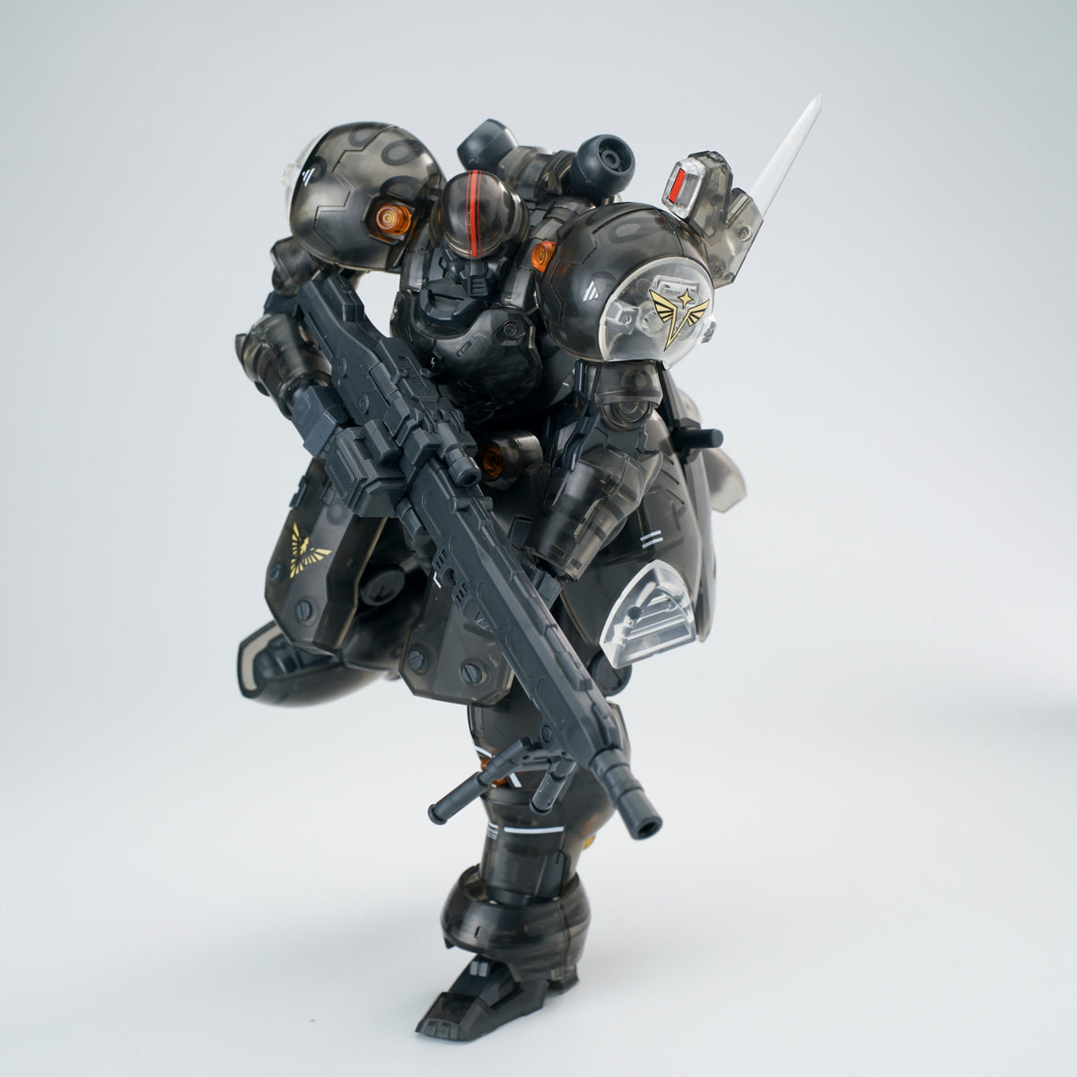 Ultra Action Trooper Series ZA-11PS Zyklon (Transparent Black Ver.) 1/144 Scale Model Kit