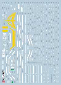 E03 MG Sazabi Ver. Ka Water Slide Decal