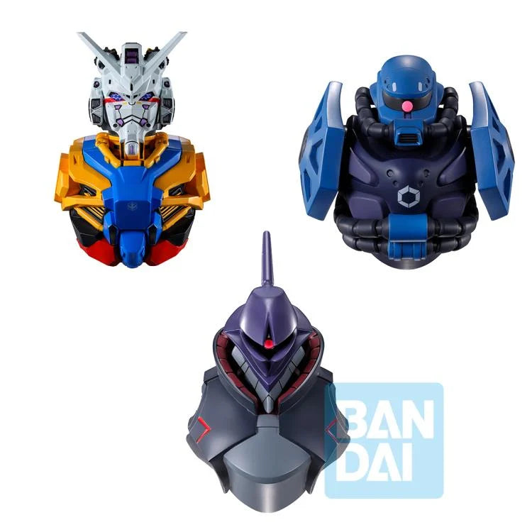 Mobile Suit Gundam GQuuuuuuX Ichibansho Zakka Gundam MS Head Magnet Box of 4 Magnets