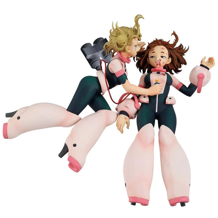 My Hero Academia Ichibansho Revible Moment Ochaco Uraraka vs. Himiko Toga (On Top of Happiness) Figure