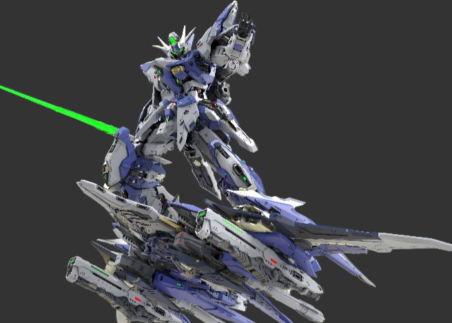 Vientiane Fusion - 02 - Meteor with Maintenance Base and Support Unit Model Kit