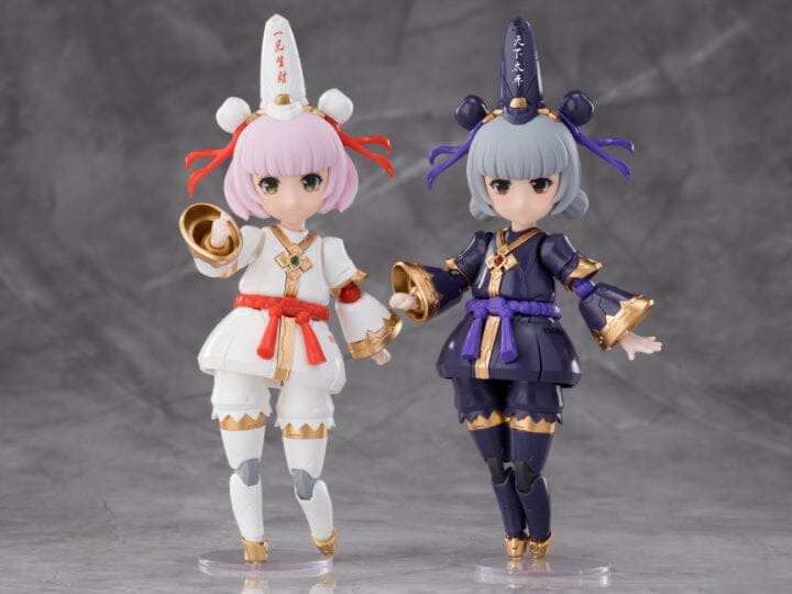 A.T.K. Girl Black and White Impermanence Set of 2 Figures 1/12 Scale Model Kit