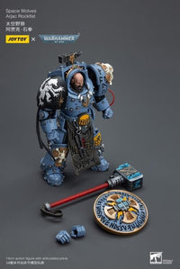 Warhammer 40K Space Wolves Arjac Rockfist 1/18 Scale Figure