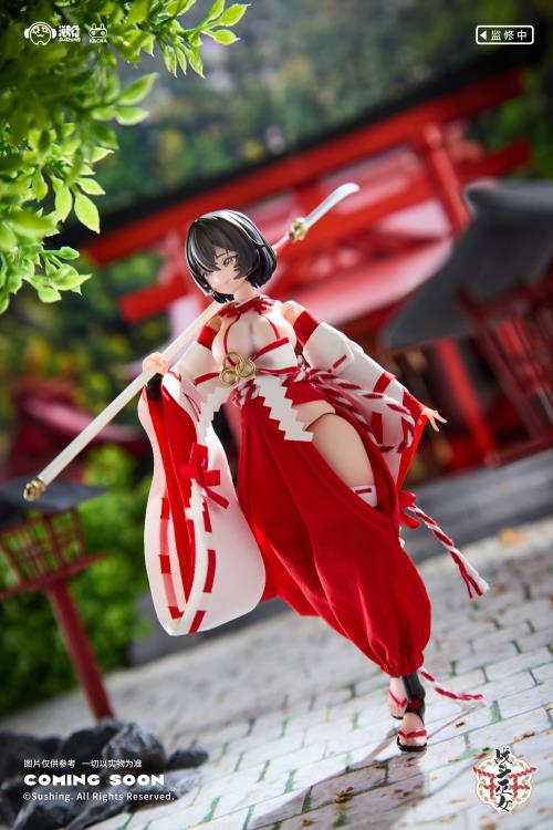 Combat Priestess Kikyou Uefuji 1/12 Scale Action Figure (With Bonus)