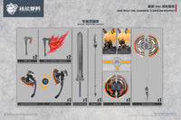 Cyber Forest Fantasy Girls Mad Wolf Ver. Darkness Carolina-Rolphe 1/12 Scale Model Kit