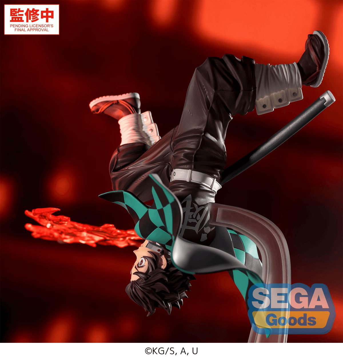 Demon Slayer Kimetsu no Yaiba Luminasta Tanjiro Kamado (Hinokami Kagura Setting Sun Transformation) Figure