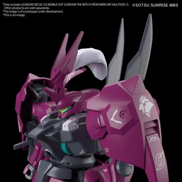 Gundam Decal No.135 Mobile Suit Gundam The Witch From Mercury Set 3 Multiuse Decal Sheets