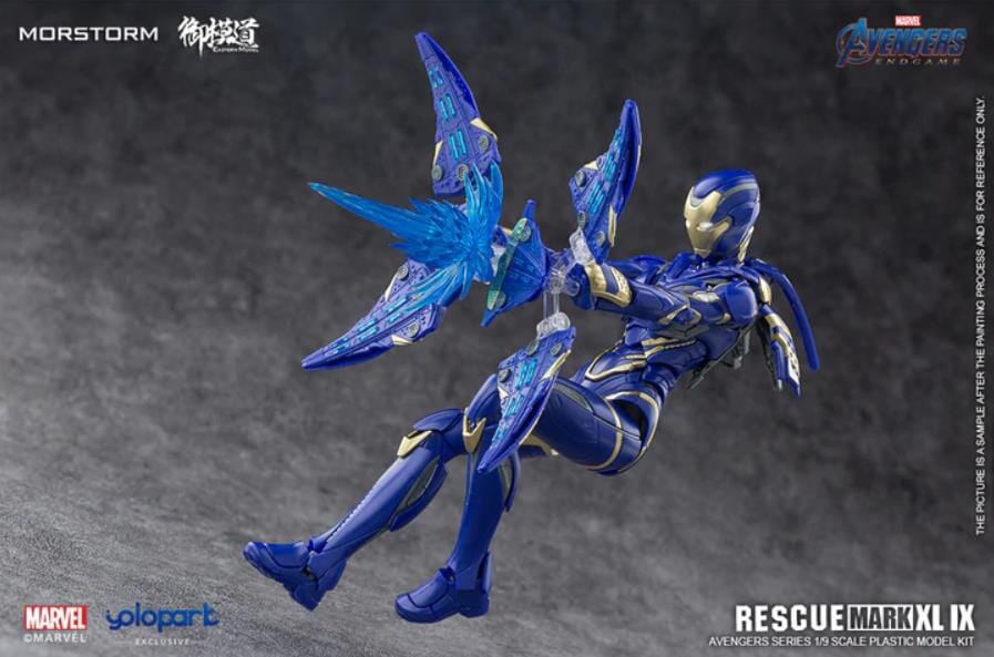 Avengers Endgame Rescue Mark 49 Normal (Standard Ver.) 1/9 Scale Model Kit