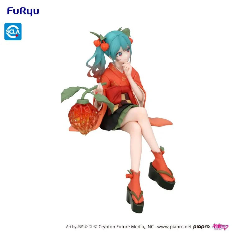 Vocaloid Hatsune Miku (Flower Fairy Winter Cherry) Noodle Stopper Figure