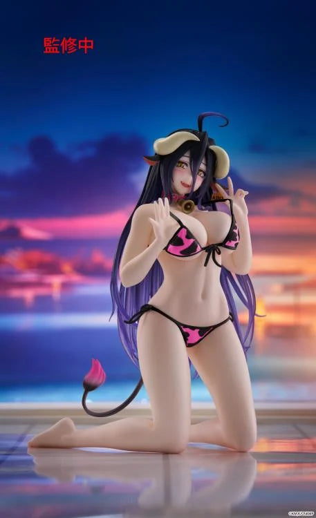 Overlord Desktop Cute Albedo (Cow-Print Swimsuit Ver.) Figure (Renewal Edition)