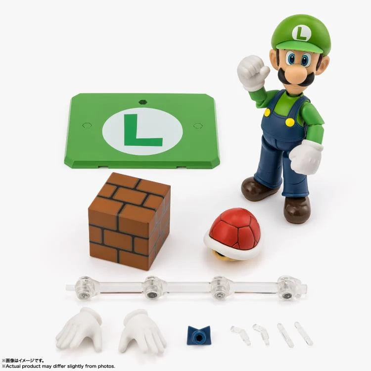 Super Mario S.H.Figuarts Luigi Action Figure