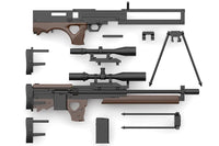 Girls' Frontline Little Armory LADF15 WA2000 1/12 Scale Accessory Set