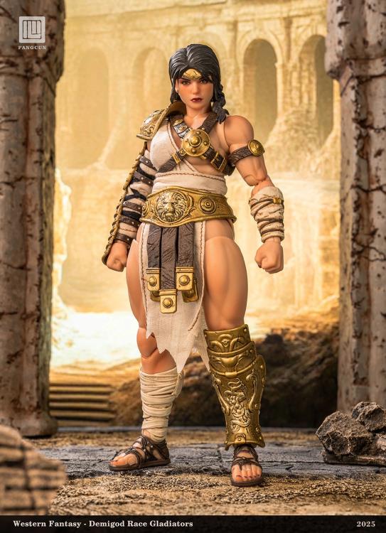 DEMIGOD Race Gladiators Divine Realm War Hero Series Akilias 1/12 Scale Action Figure (With Bonus)