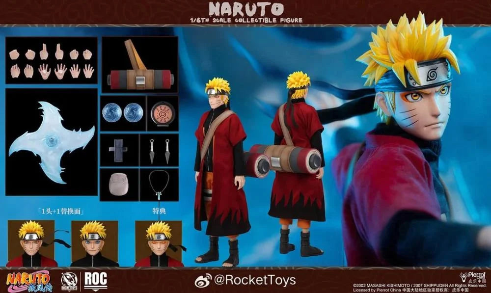 Naruto Shippuden Naruto Uzumaki (Sage Mode Ver.) 1/6 Scale Figure (With Bonus)