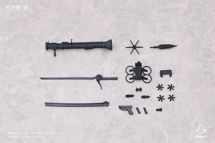 Bunny Rapid Action Squad Attacker Luna 1/12 Scale Action Figure (With Bonus)