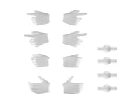Little Armory x Megami Device LA-OP21 White Gloves 1/12 Scale Accessory Set