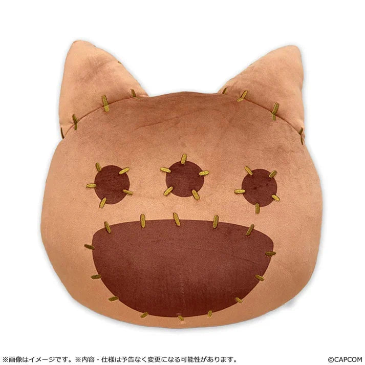 Monster Hunter Wilds Cat-Shaped Cushion