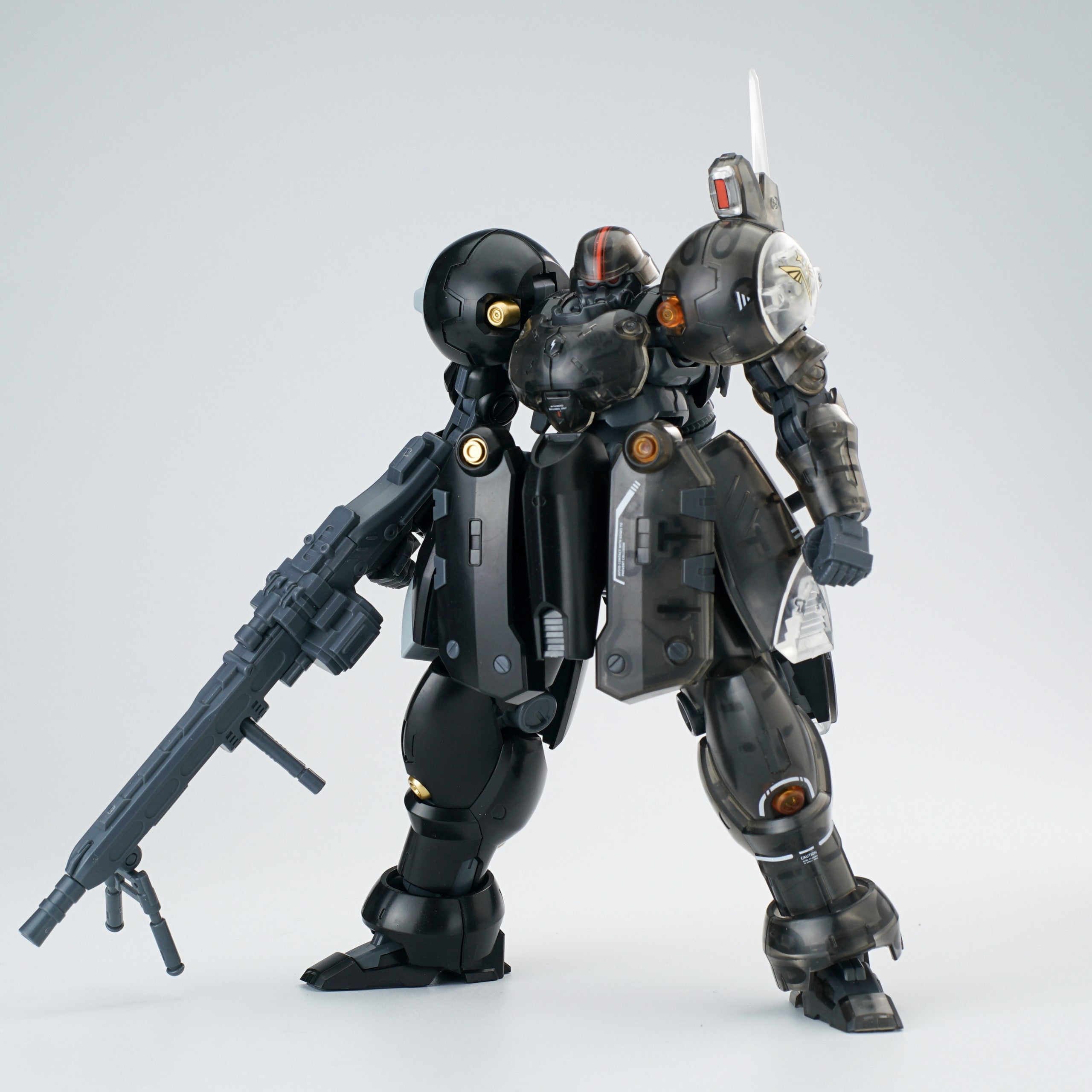 Ultra Action Trooper Series ZA-11PS Zyklon (Transparent Black Ver.) 1/144 Scale Model Kit