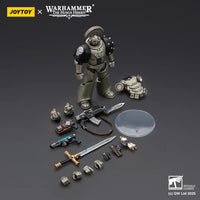 Warhammer The Horus Heresy Iron Warriors MKVI Tactical Sergeant with Power Sword and Plasma Pistol 1/18 Scale Action Figure