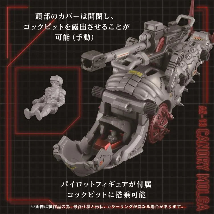 Zoids Advanced Zi AZ-13 Canory Molga 1/72 Scale Model Kit