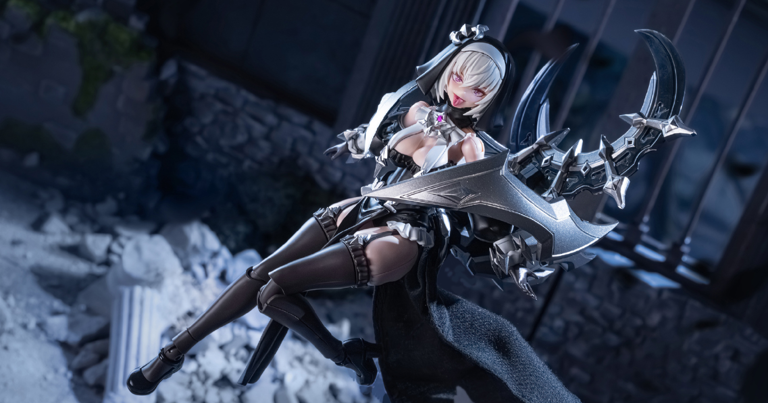 The Sin of Dark Moon Black Moon Lilithia & Sin Statue Gord 1/12 Scale Model Kit (With Bonus)