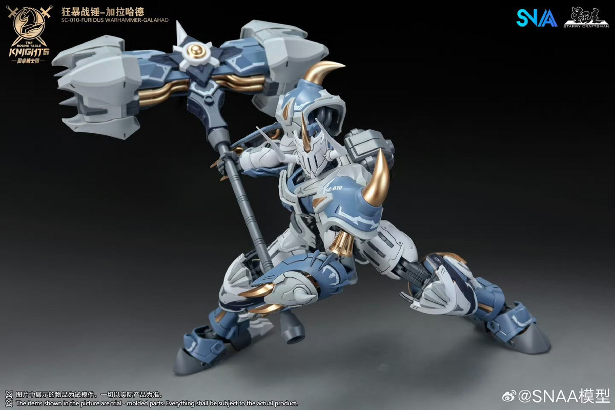 The Round Table Knights SC-010 Furious Warhammer Galahad 1/144 Scale Model Kit
