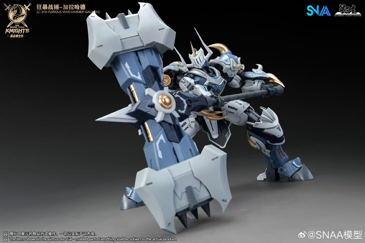 The Round Table Knights SC-010 Furious Warhammer Galahad 1/144 Scale Model Kit