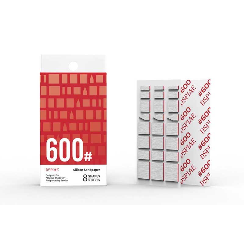 DSPIAE SS-ES06 Silicon Sandpaper (#600) for Reciprocating Sander