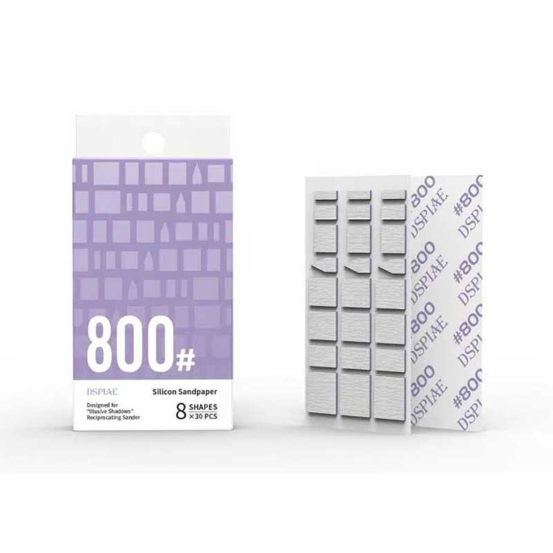 DSPIAE SS-ES08 Silicon Sandpaper (#800) for Reciprocating Sander