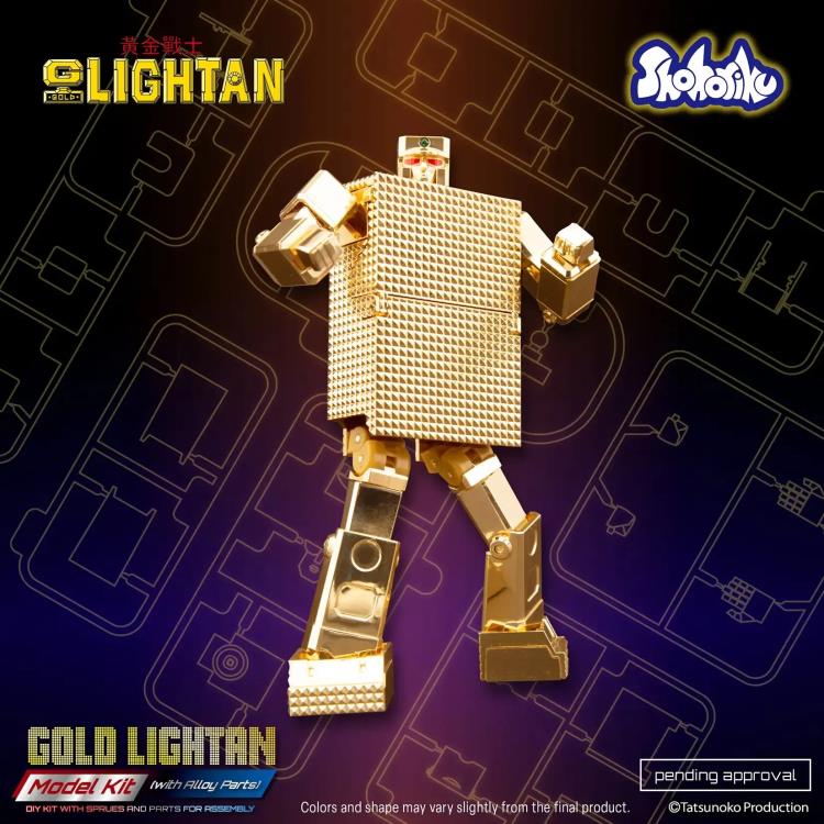 Golden Warrior Gold Lightan Gold Lightan Limited Edition Model Kit