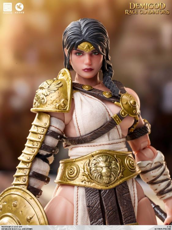 DEMIGOD Race Gladiators Divine Realm War Hero Series Akilias 1/12 Scale Action Figure (With Bonus)