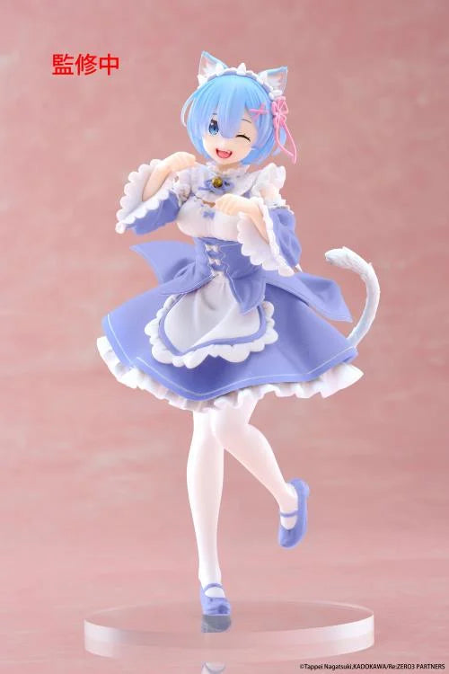 Re Zero Starting Life in Another World Rem (Cat Maid Ver.) Coreful Figure (Renewal Edition)