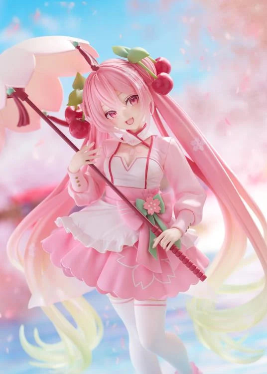 Vocaloid AMP+ Sakura Miku (Sakura Dress Ver.) Figure