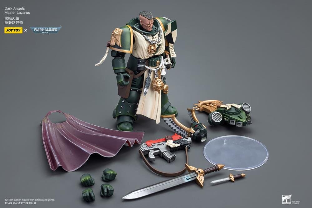 Warhammer 40k Dark Angels Master Lazarus 1/18 Scale Action Figure