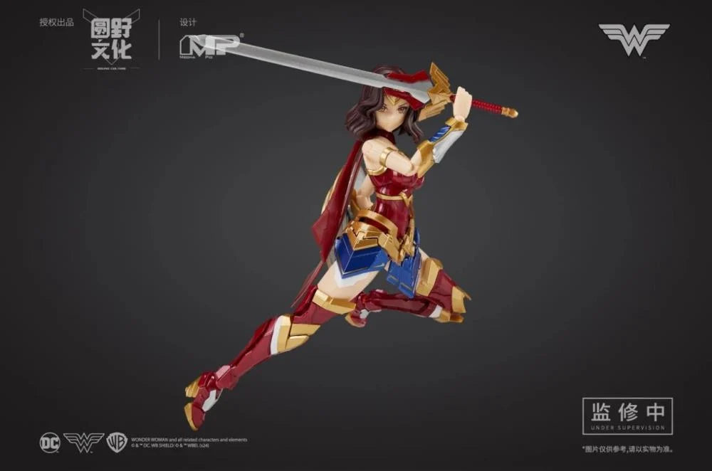 DC Comics DC-01 Wonder Woman (Classic Battle Suit & Golden Eagle Armor) 1/10 Scale Model Kit