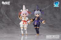 A.T.K. Girl Black and White Impermanence Set of 2 Figures 1/12 Scale Model Kit