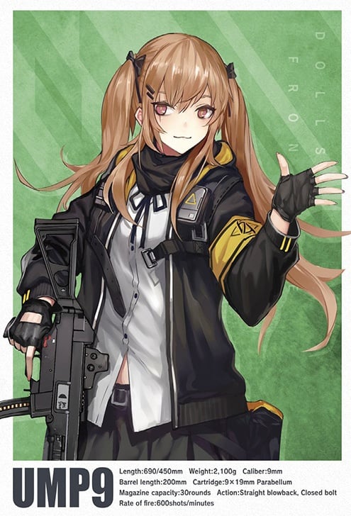Girls' Frontline Little Armory LADF07 UMP9 1/12 Scale Accessory Set
