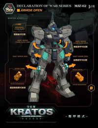 Declaration of War MJZ-02 Shadow War Zone (Deluxe Ver.) 1/100 Scale Action Figure