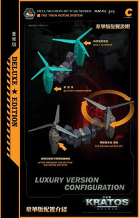 Declaration of War MJZ-02 Shadow War Zone (Deluxe Ver.) 1/100 Scale Action Figure