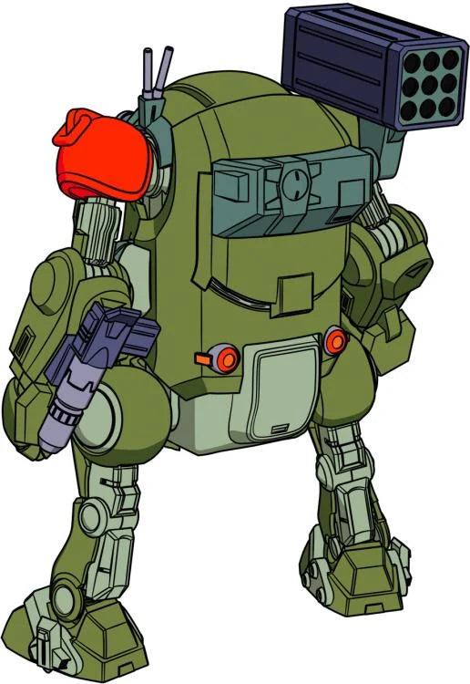 Armored Trooper Votoms x Mechatro WeGo Vol.3 Melquiya Color & Red Shoulder Custom 1/35 Scale Model Kit