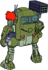 Armored Trooper Votoms x Mechatro WeGo Vol.3 Melquiya Color & Red Shoulder Custom 1/35 Scale Model Kit