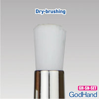 GodHand GH-EBRSP-SN-SET Brushwork Semi-PRO 4 Brushes Set