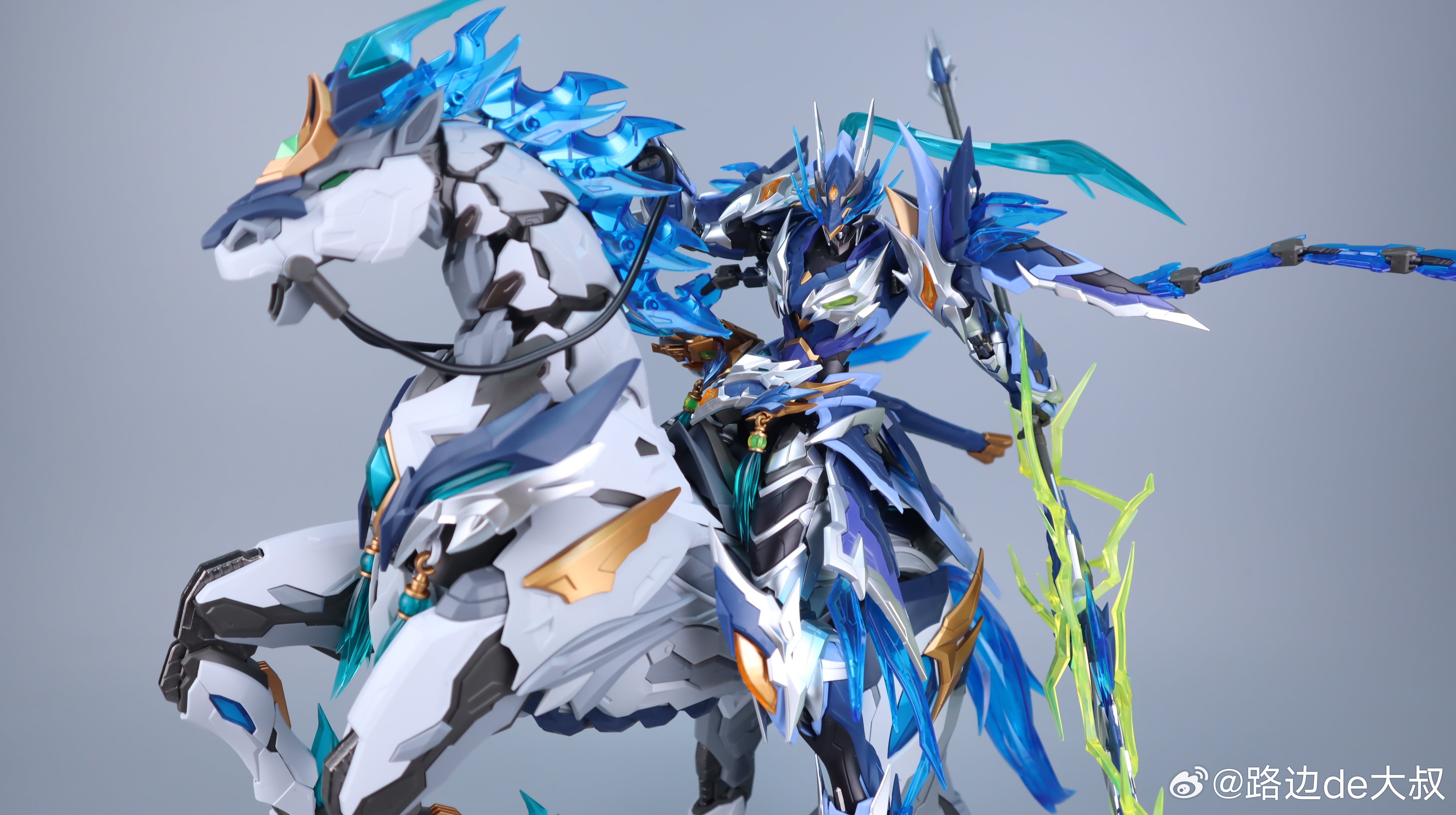 Legend of Star General MNP-XH05 Zhao Yun & White Dragon Horse Model Kit