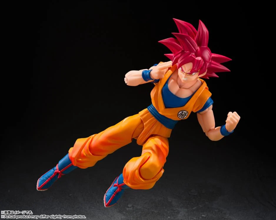 Dragon Ball Super S.H.Figuarts Super Saiyan God Goku (God Aura) Action Figure