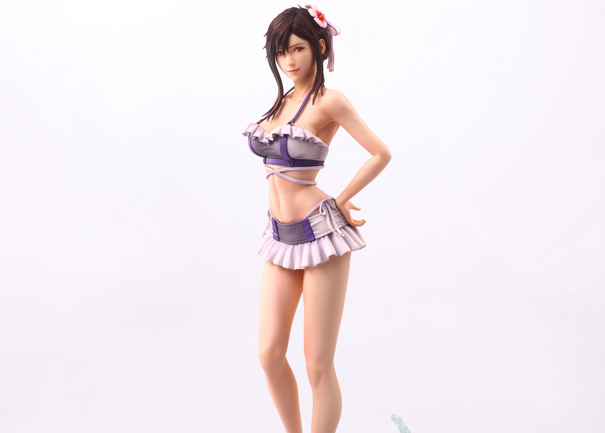 Final Fantasy VII Rebirth Static Arts Tifa Lockhart Swimsuit Ver. figure