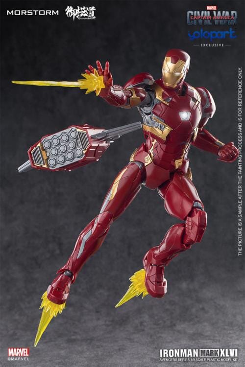 Captain America Civil War Iron Man Mark 46 Normal (Standard Version) 1/9 Scale Model Kit