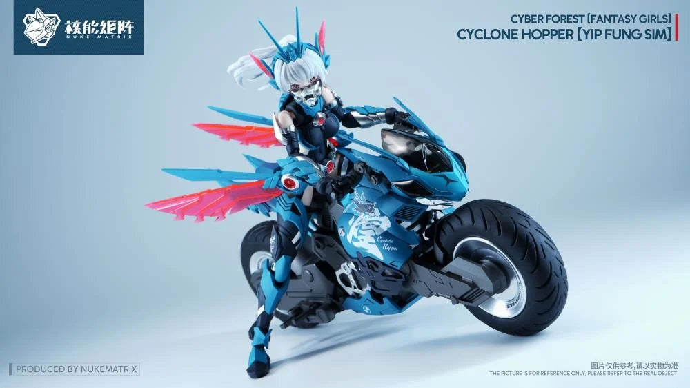 Cyber Forest Fantasy Girls Cyclone Hopper Yip Fung Sim 1/12 Scale Model Kit (With Bonus)